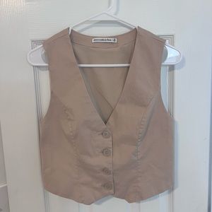 A&F tailored vest